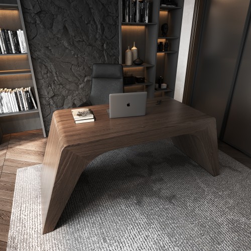 Epoxy Wood Desk